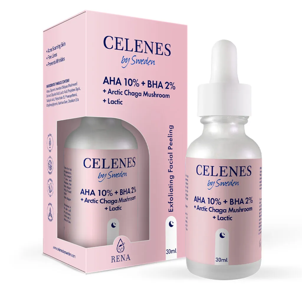 Celenes Facial peeling AHA 8% + BHA 2% + lactic + arctc ch (30 ml)