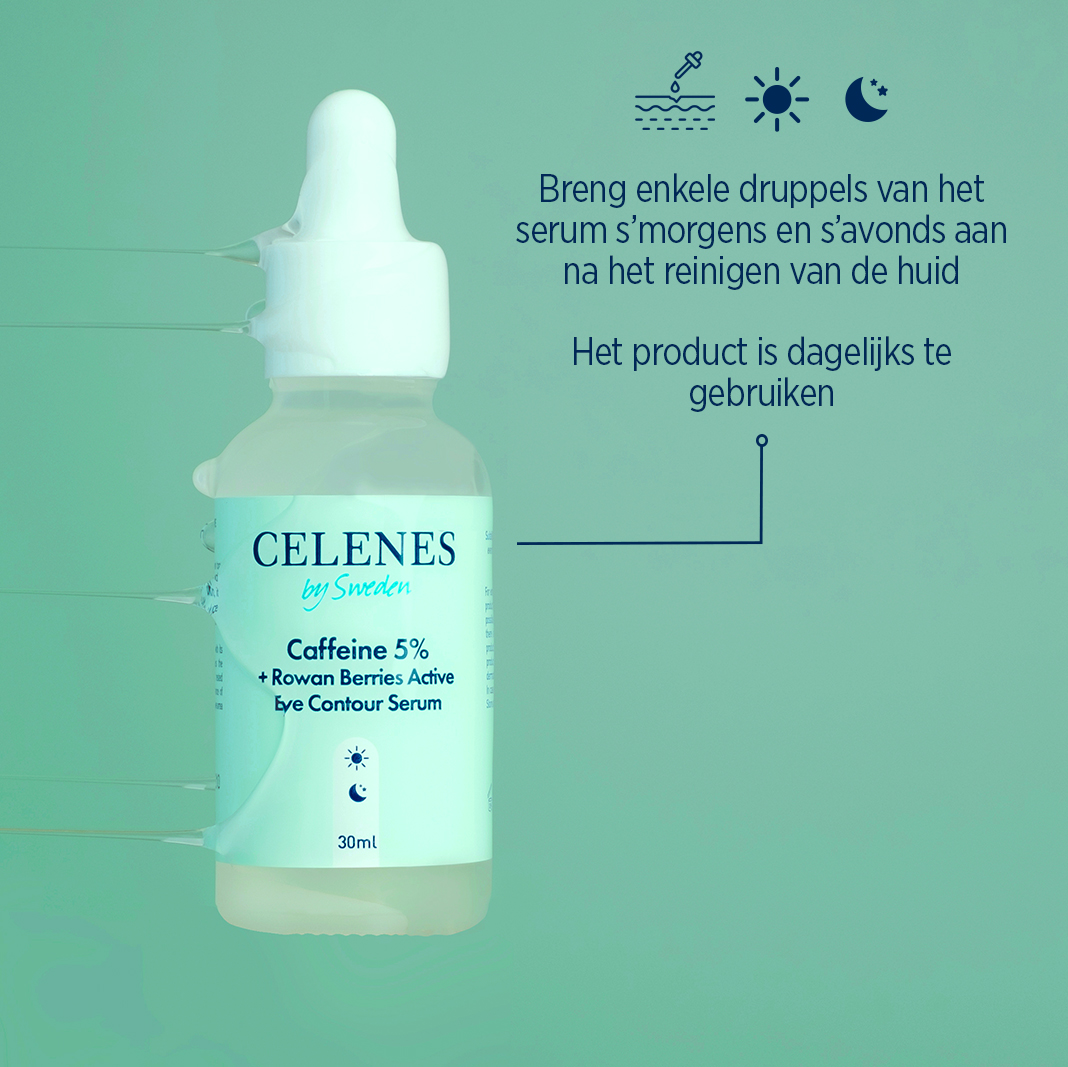 Celenes Cafeine 5% + rowan berries serum (30 ml) - image 2