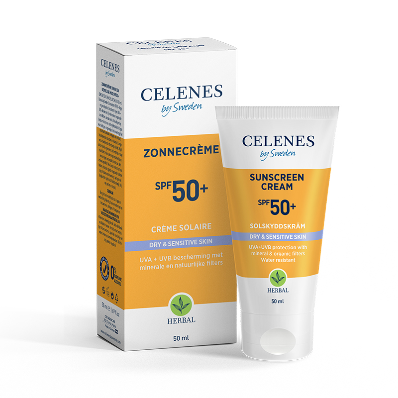 Celenes Herbal sunscreen sensitive/dry skin SPF50+ (50 ml)