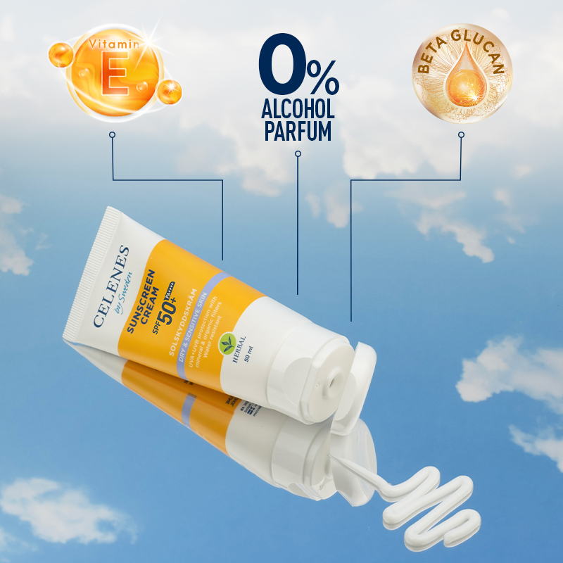 Celenes Herbal sunscreen sensitive/dry skin SPF50+ (50 ml) - image 2