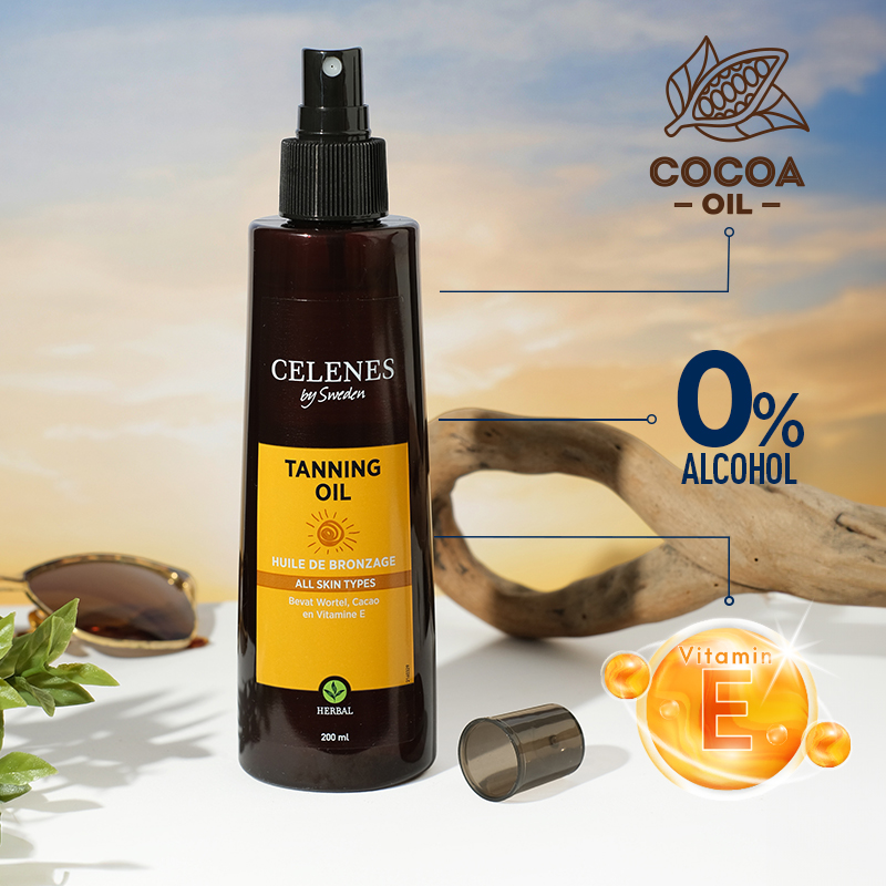 Celenes Herbal tanning oil (200 ml) - image 2