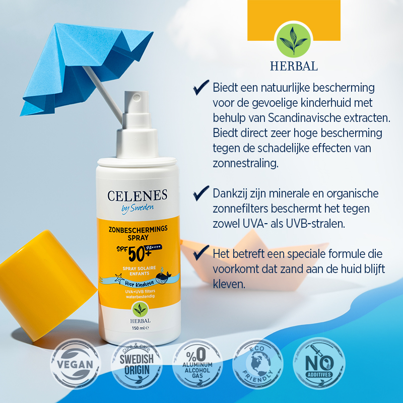 Celenes Herbal sun spray kids SPF50 (150 ml)