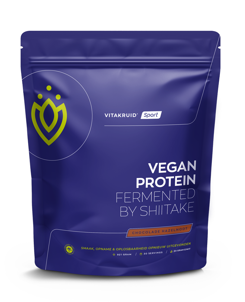Vitakruid Vegan Protein Fermented By Shiitake - Chocolade Hazelnoot (921 gr)