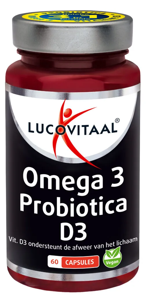 Lucovitaal Omega 3, Probiotica & Vitamine D3 (60 capsules)
