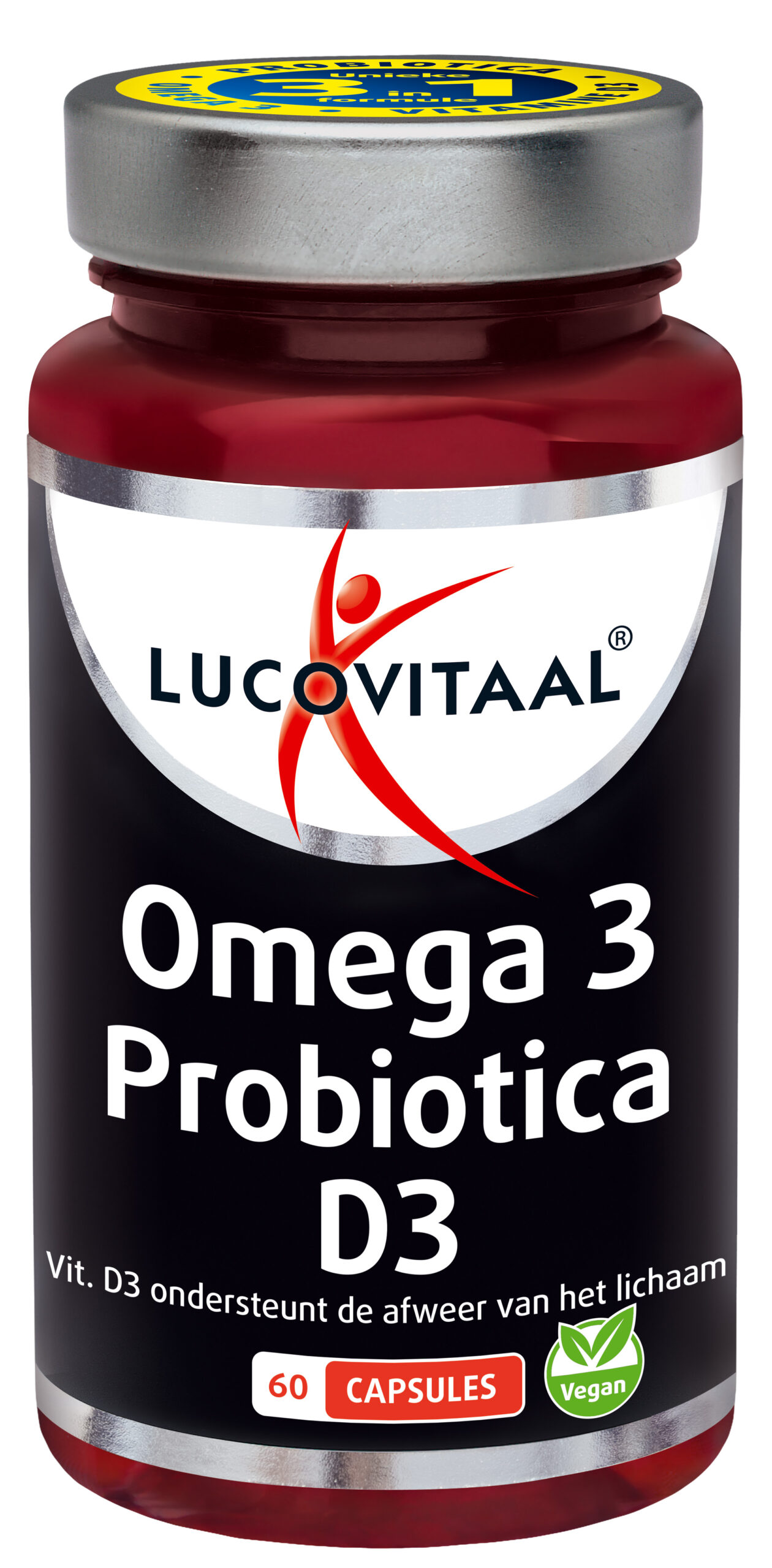 Lucovitaal Omega 3, Probiotica & Vitamine D3 (60 capsules)