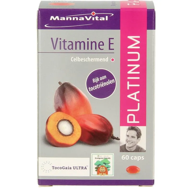 Mannavital Vitamine E platinum (60 capsules)
