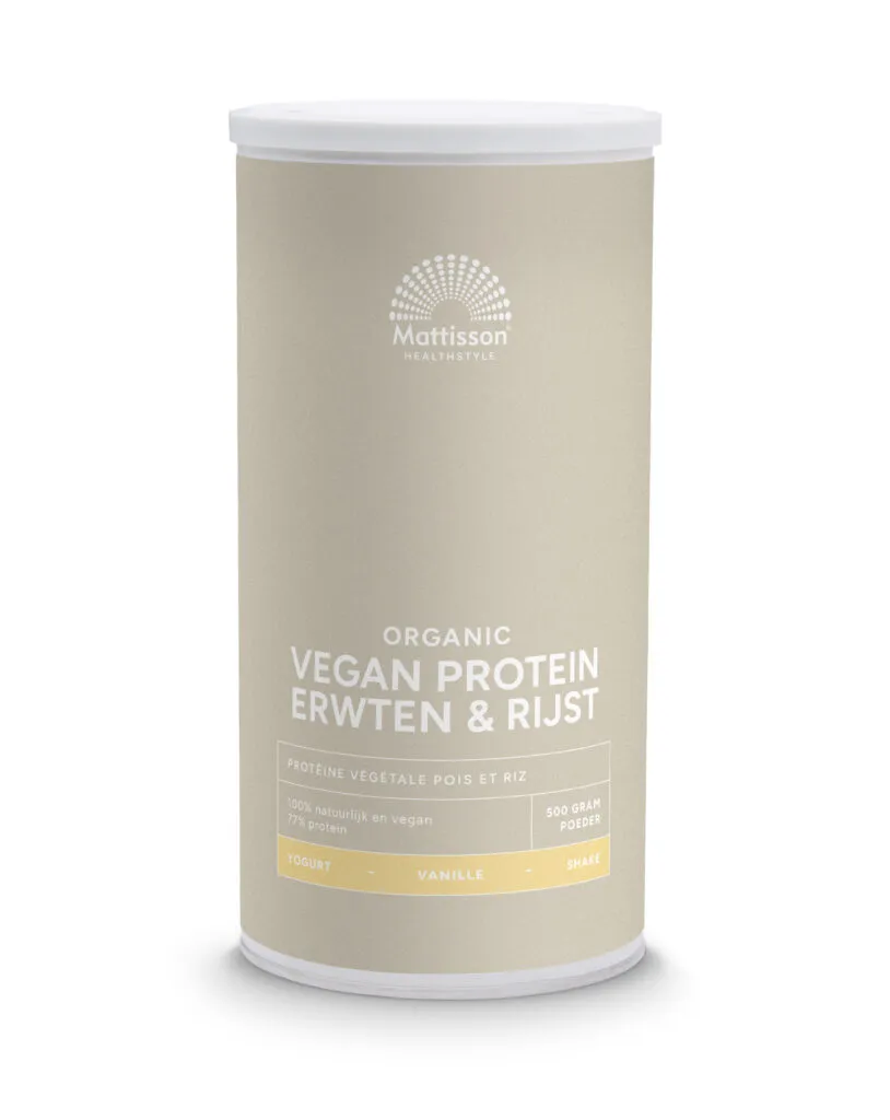 Mattisson Vegan Protein Erwten & Rijst V Anille Bio (500 gr)
