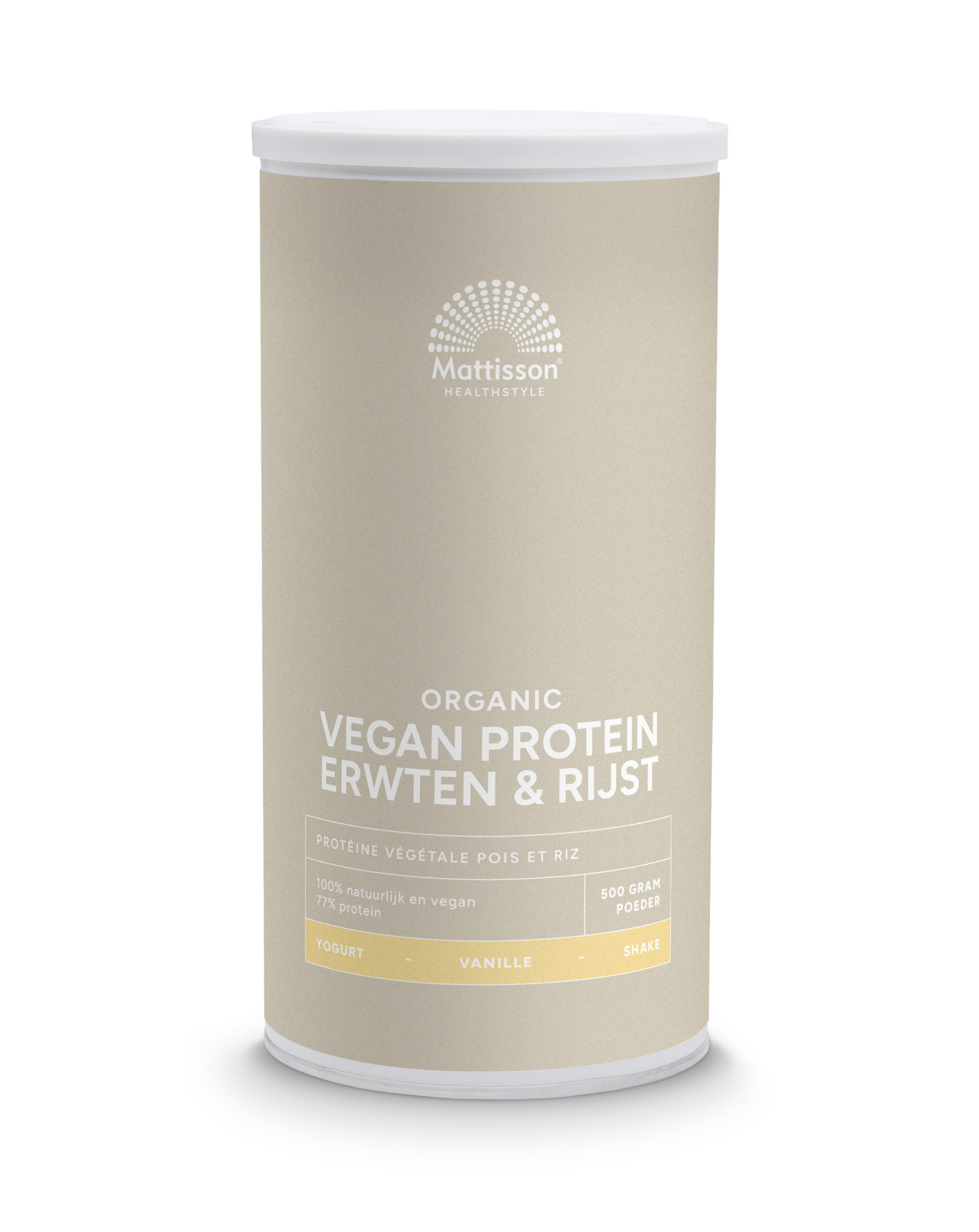 Mattisson Vegan Protein Erwten & Rijst V Anille Bio (500 gr)