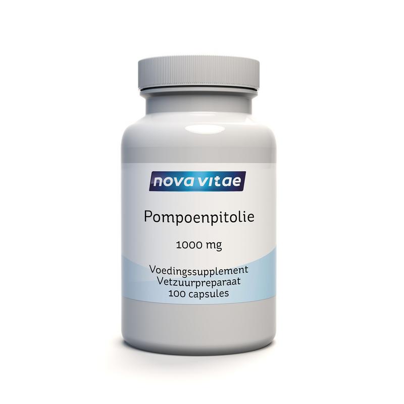 Nova Vitae Pompoenpitolie 1000mg (100 capsules)