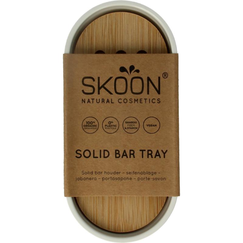 Skoon Solid bar houder wit L (1 stuk)