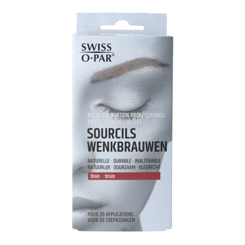 Swiss O-Par Professionele verf set wenkbrau wen bruin (1 set)