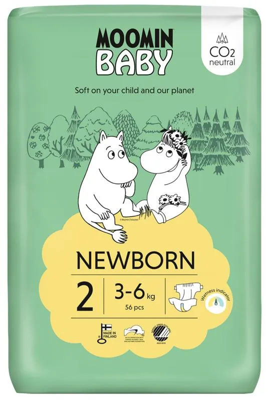Moomin Baby Luiers 2 (56 stuks)