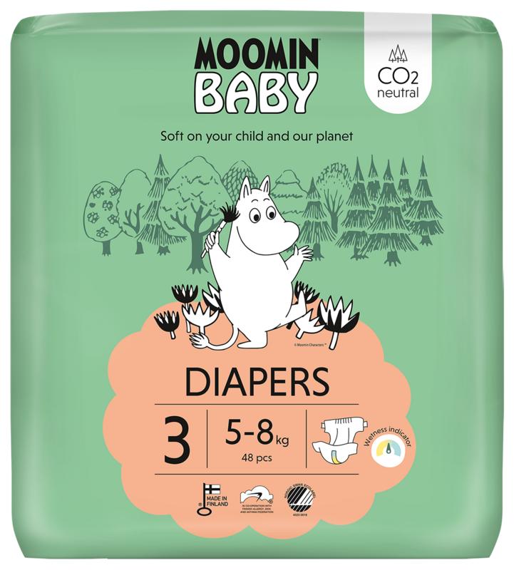Moomin Baby Luiers 3 (48 stuks)