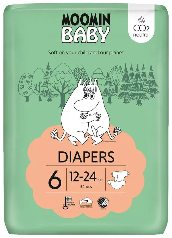 Moomin Baby Luiers 6 (34 stuks)