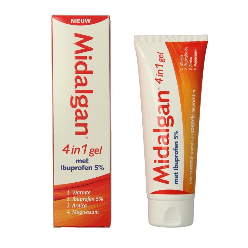 Midalgan 4 in 1 Gel + 5% Ibuprofen (100 gr)