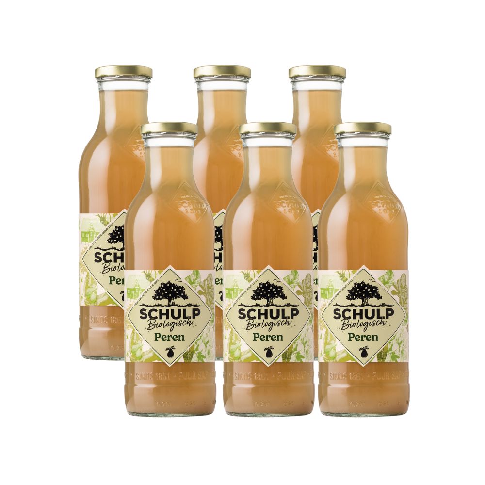 Schulp Perensap Bio 6 Pack (6 x 750 ml)