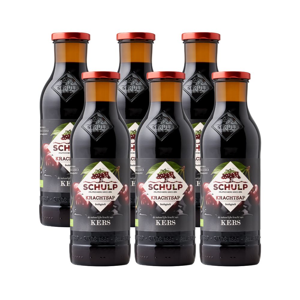 Schulp Krachtsap Kers Bio 6 Pack (6 x 750 ml)