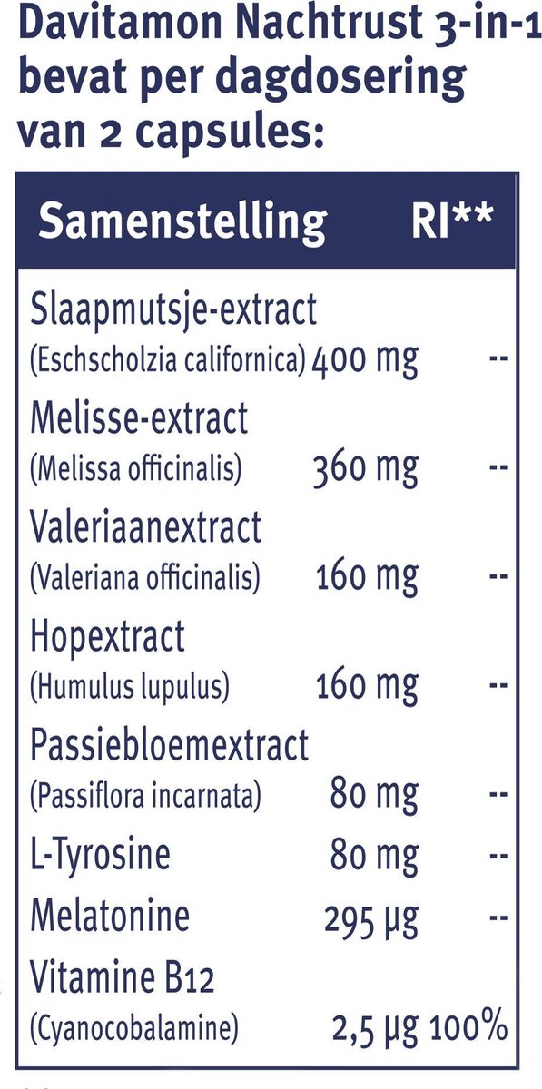 Davitamon Nachtrust 3-In-1 (20 capsules) - image 3