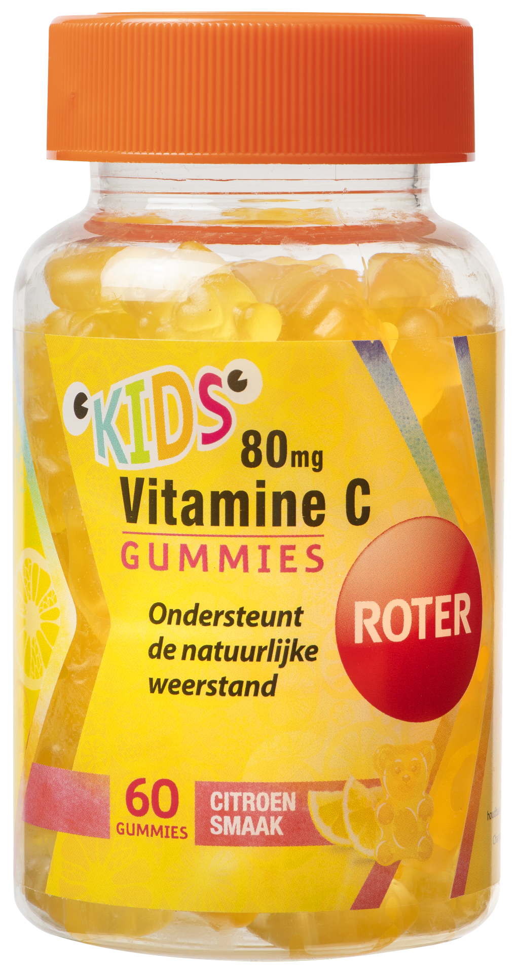 Roter Vitamine C 80 Mg Kids Gummies (60 stuks)