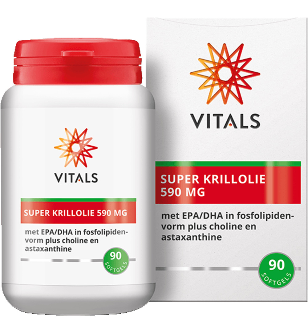 Vitals Super Krillolie 590 Mg (90 softgels)