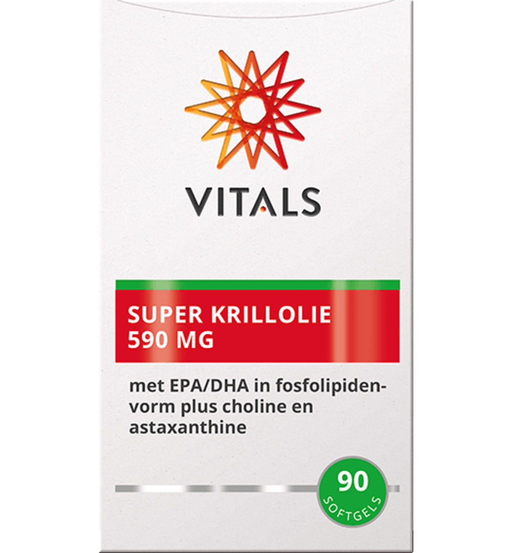 Vitals Super Krillolie 590 Mg (90 softgels)
