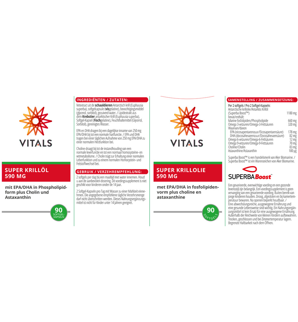 Vitals Super Krillolie 590 Mg (90 softgels) - image 3