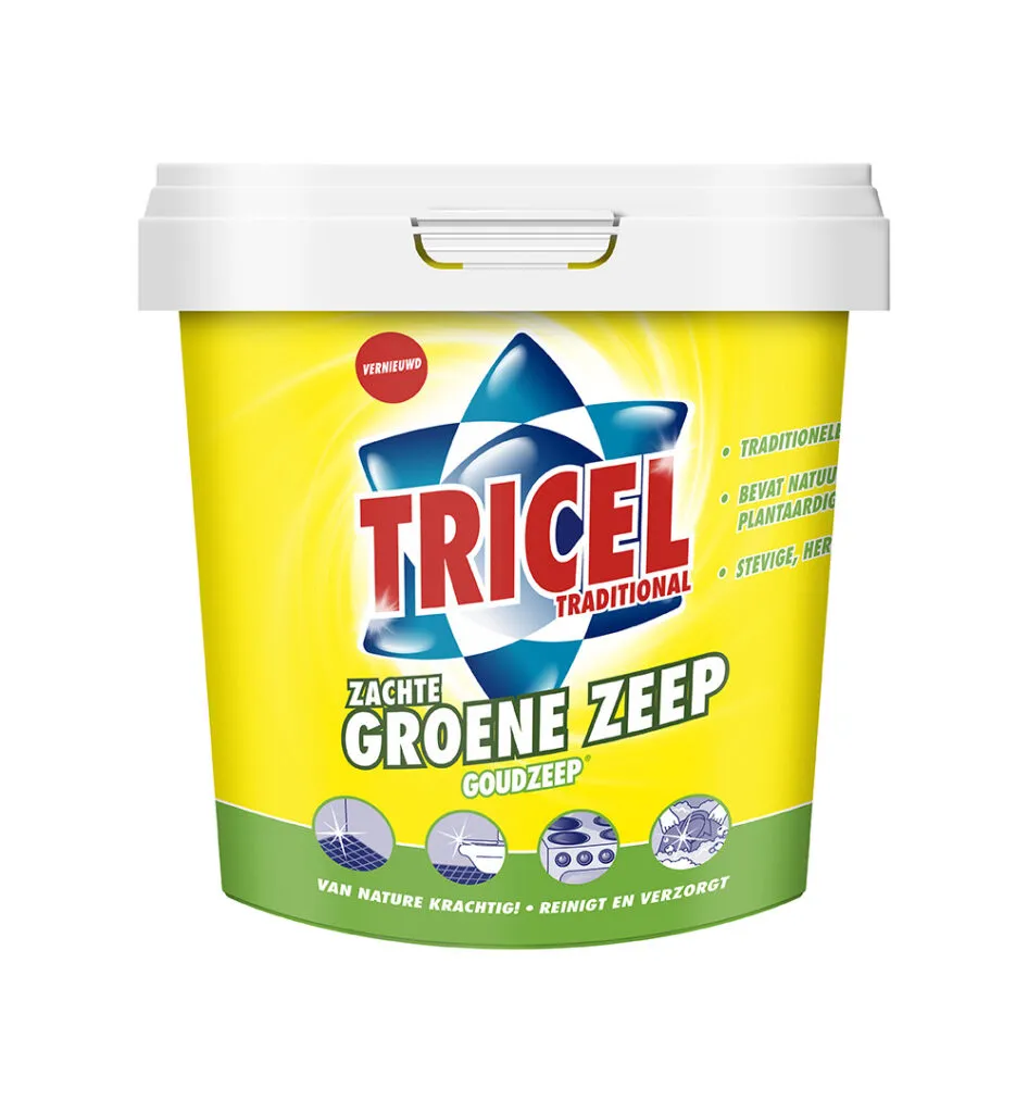 Tricel Zachte groene zeep goudzeep (750 gr)