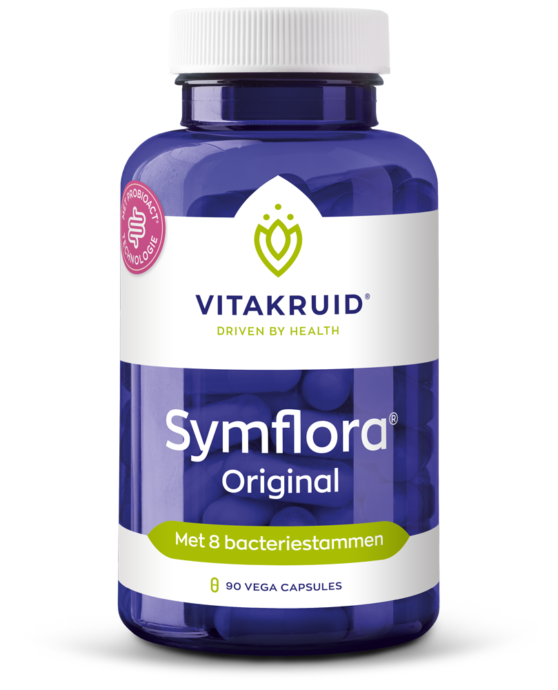 Vitakruid Symflora® Original Pre- En Probiotica 8 Stammen (90 vega capsules)