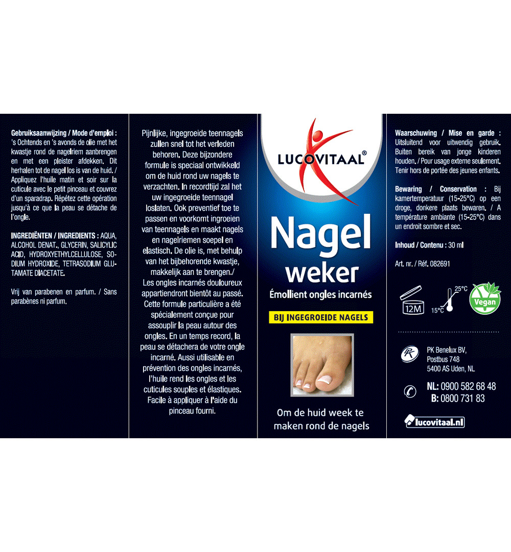 Lucovitaal Nagel Weker (30 ml)