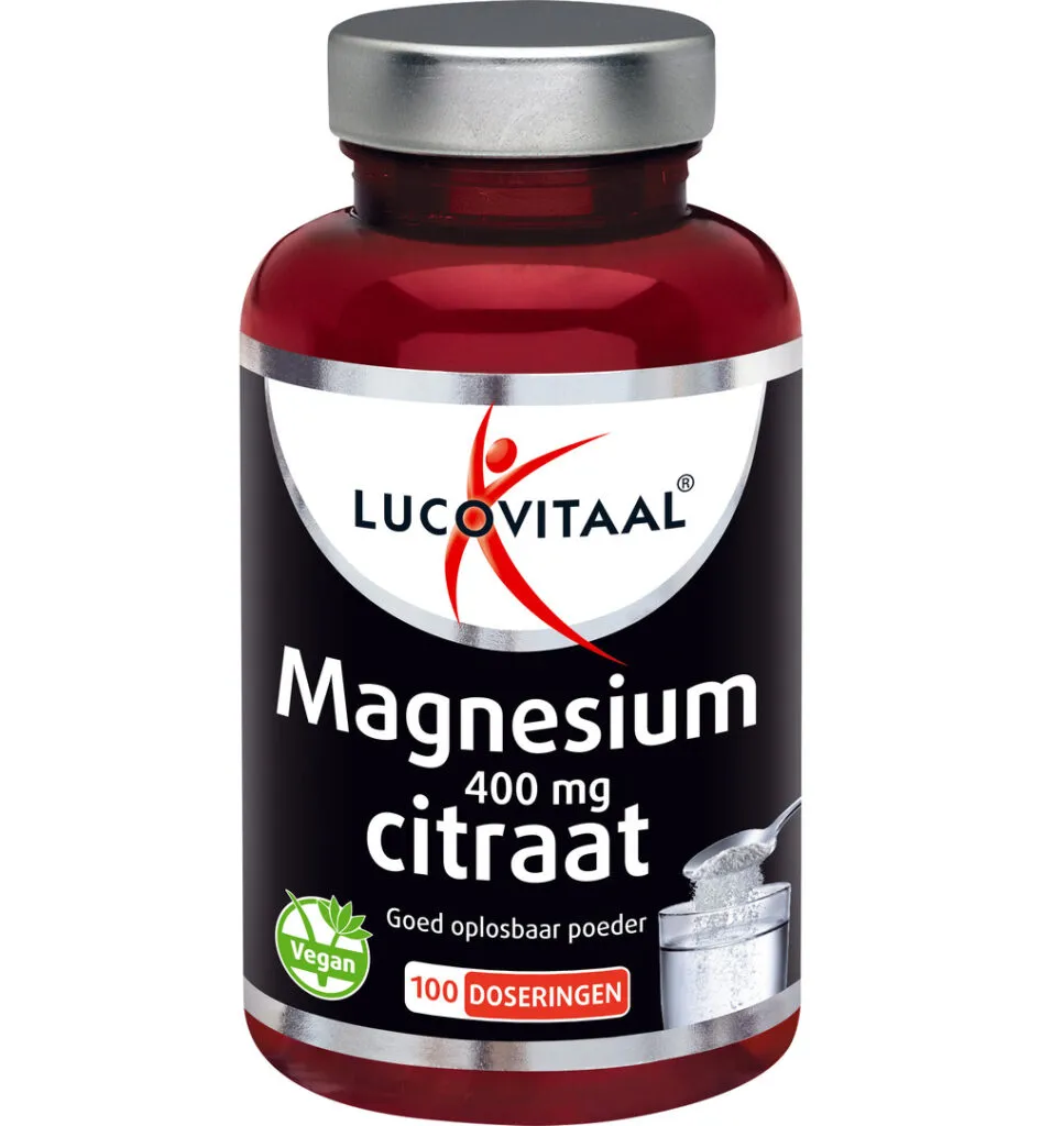 Lucovitaal Magnesium 400mg Citraat Poeder (100 doseringen)