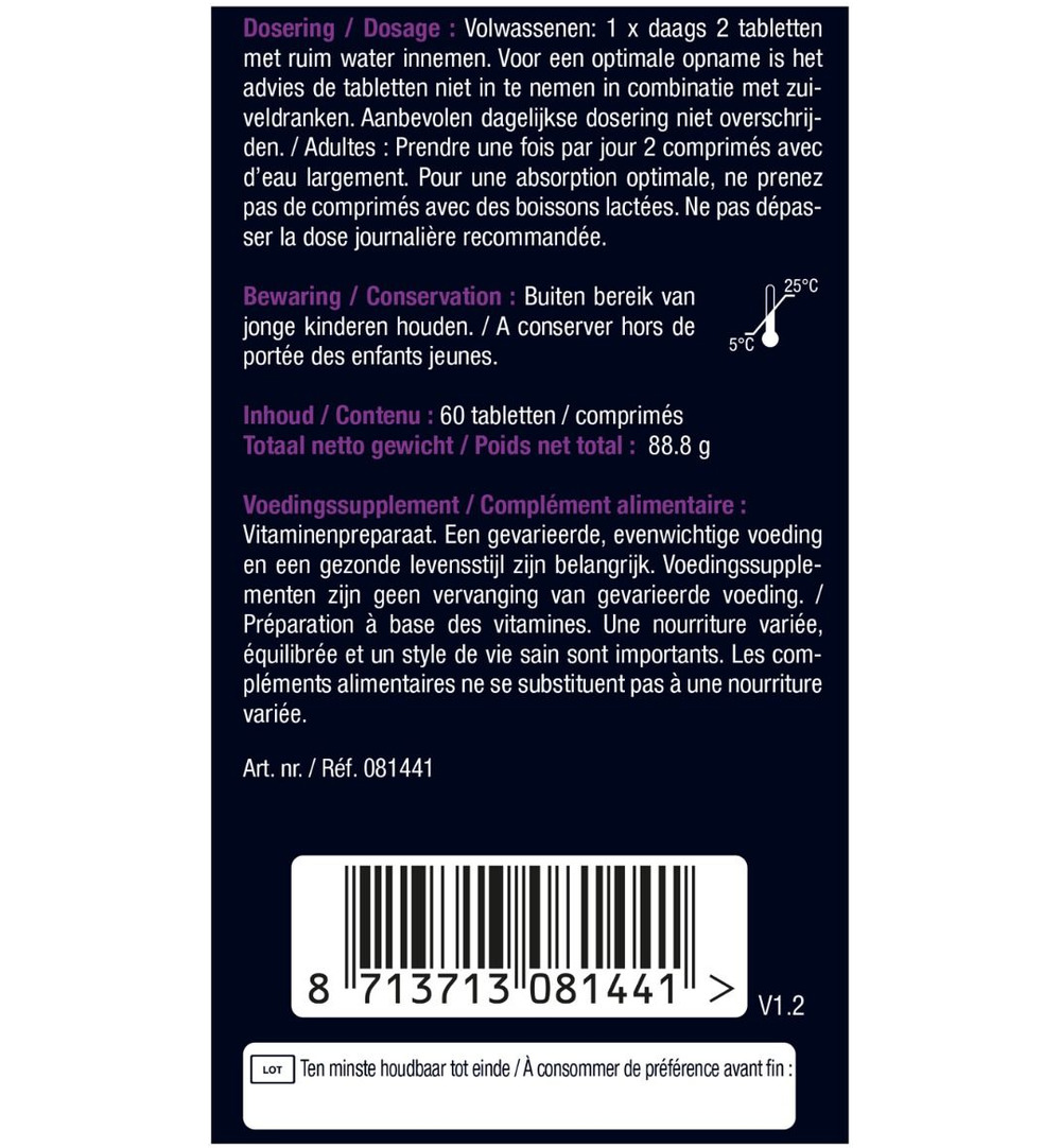 Lucovitaal Collageen 2500Mg Pure Marine (60 tabletten) - image 4