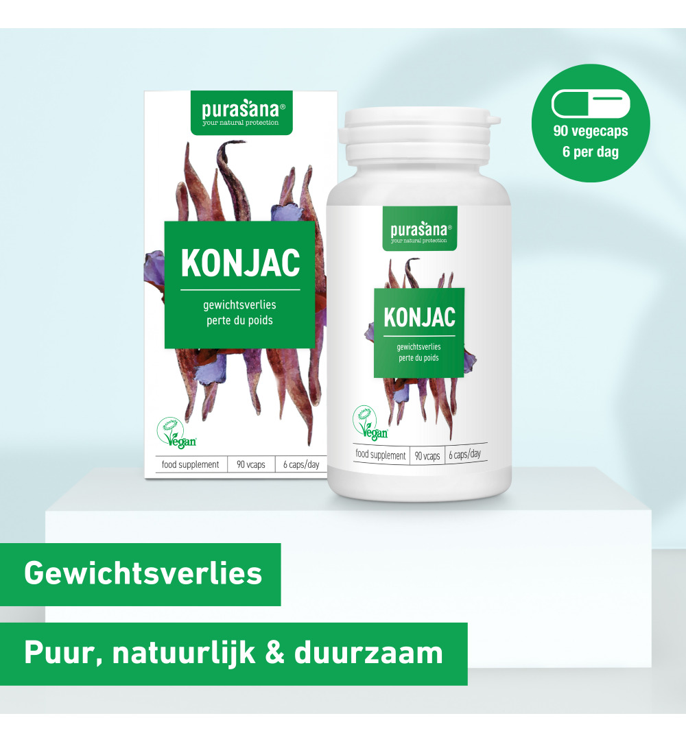 Purasana Konjak extract 530 mg (90 vega capsules) - image 6