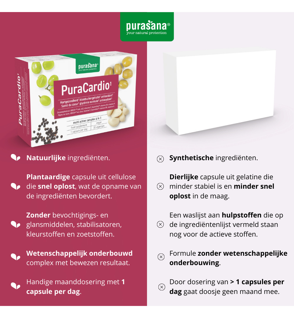 Purasana PuraCardio (30 vega capsules) - image 4