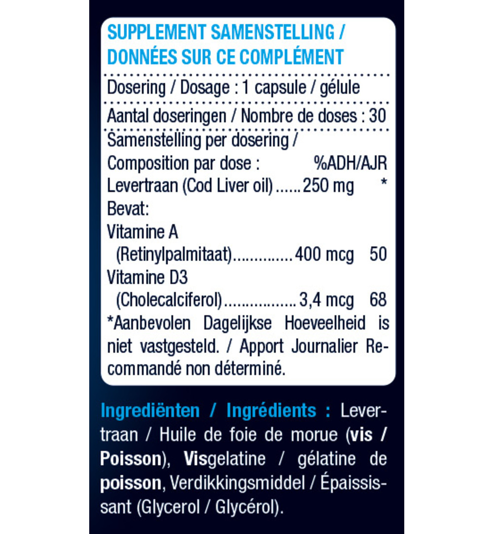 Lucovitaal Ijslandse Levertraan (60 capsules)