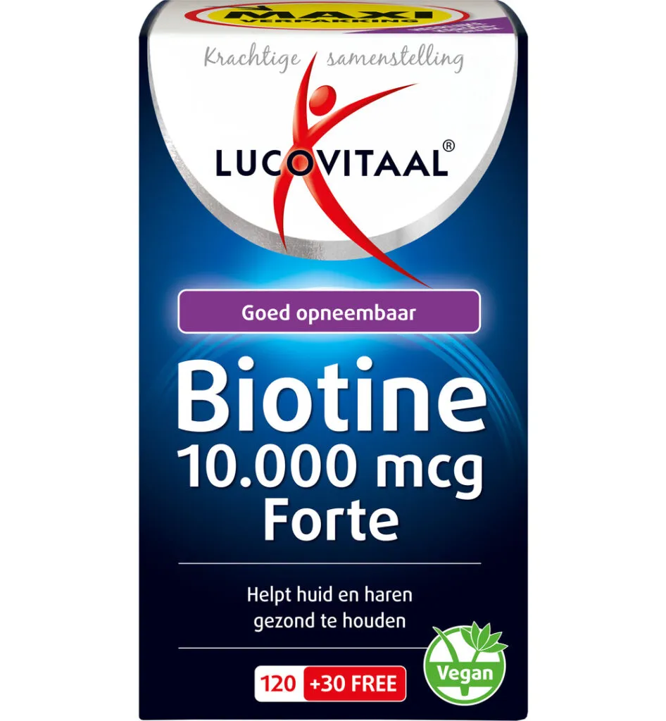 Lucovitaal Biotine 10.000mcg Forte (150 zuigtabletten)