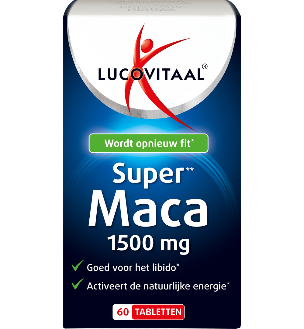 Lucovitaal Maca Super 1500mg (60 tabletten)