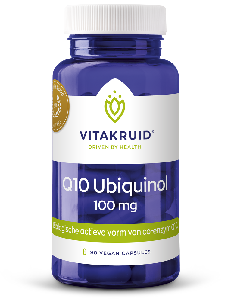 Vitakruid Co-Enzym Q10 Ubiquinol Actieve Vorm Kaneka® 100 Mg (90 vega capsules)