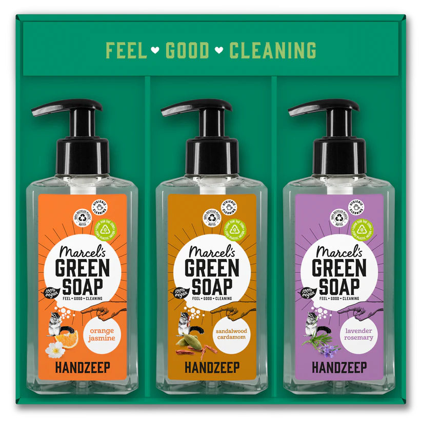 Marcel's Green Soap Giftbox Mix Handsoap (3 x 250 ml)