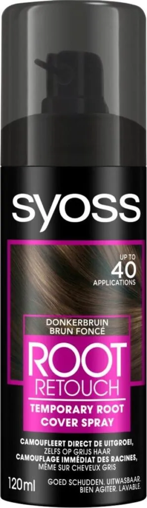 Syoss Uitgroeispray Donkerbruin (120 ml)