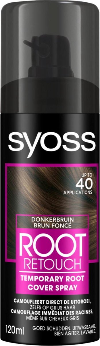 Syoss Uitgroeispray Donkerbruin (120 ml)