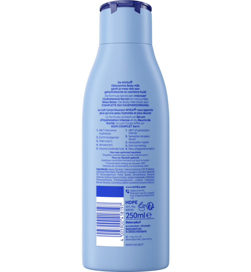 Nivea Body milk zijdezacht (250 ml)