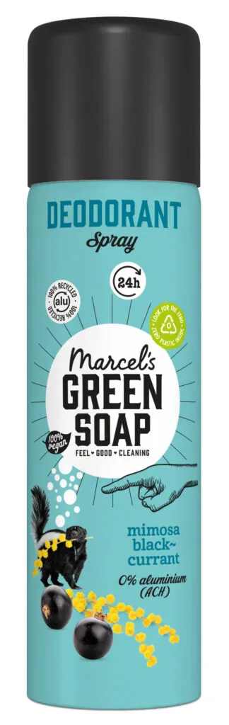 Marcel's Green Soap Deospray Mimosa Blackcurrant (150 ml)