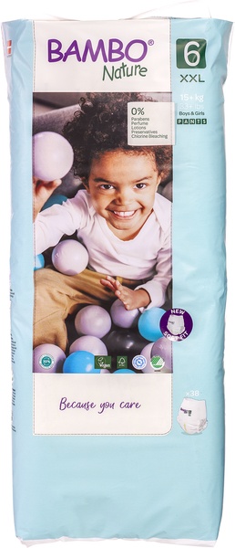 Bambo Nature Luierbroekjes 6 XXL (38 stuks)