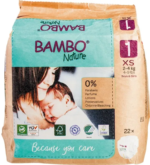 Bambo Nature Luiers 1 (22 stuks)