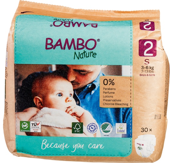 Bambo Nature Luiers 2 (30 stuks)
