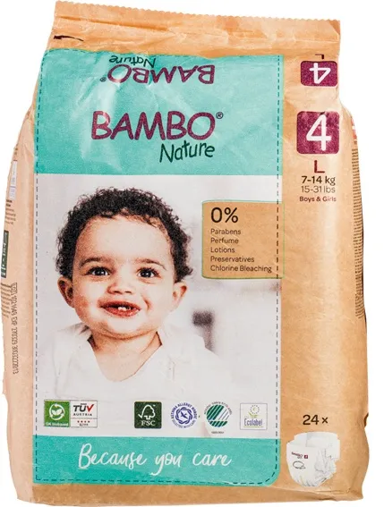 Bambo Nature Luiers 4 (24 stuks)