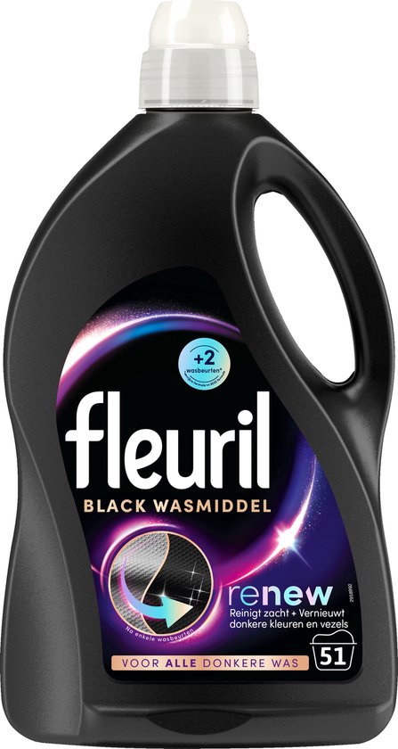 Fleuril Wasmiddel Renew Black (2550 ml)