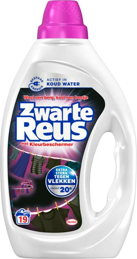 Zwarte Reus Wasmiddel Gel (855 ml)