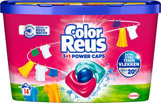 Color Reus 3+1 Power Caps (14 stuks)