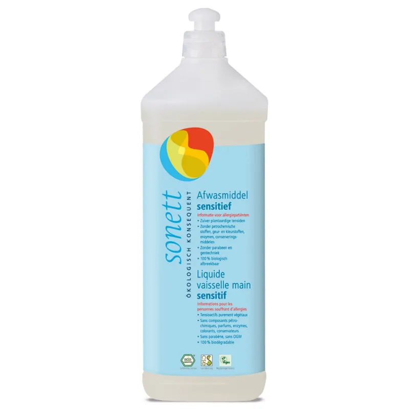 Sonett Afwasmiddel Sensitive Bio (1000 ml)